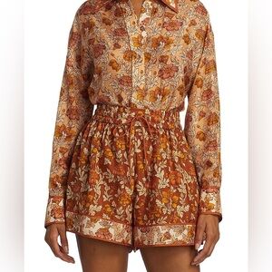 Zimmermann Andie Floral Shorts